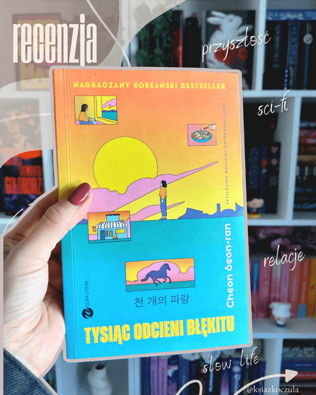 Okładka książki Tysiąc odcieni błękitu